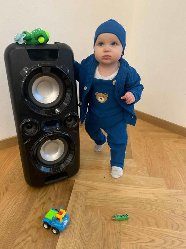 Babyvestje - Blauw - 100% Katoen - Maat 74 (6-9 maanden) - Afbeelding 4