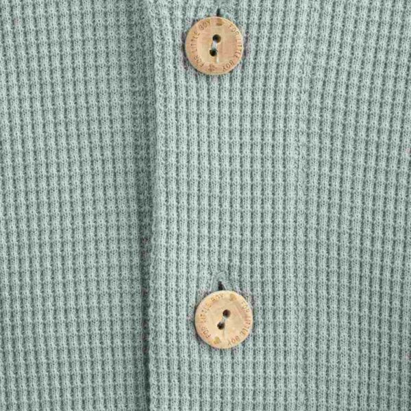 Trui - Pastelkleur - Kraag met ruches - Maat 80 (9-12m) - Afbeelding 2