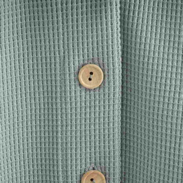 Baby vest - Mintgroen - Katoen - Maat 80 (9-12m) - Lange mouwen - Afbeelding 2