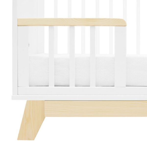 Modern Babybed - Wit/Natuurlijk - 120x60 cm - Veiligheid - Afbeelding 5