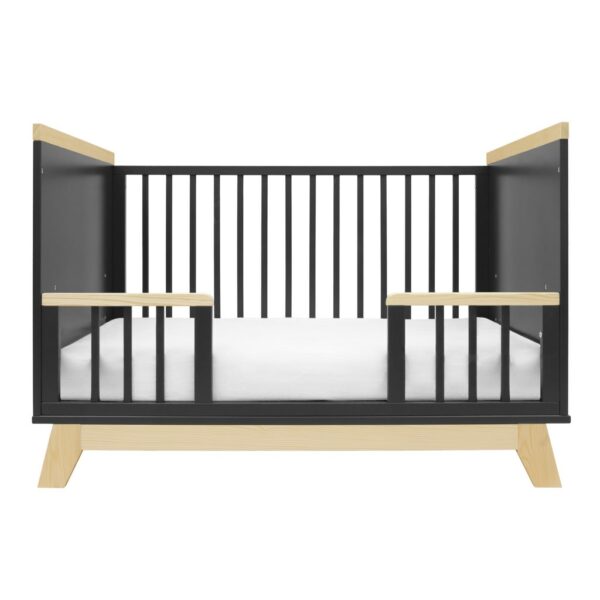 Kinderbed MARCUS - Grafiet/Naturel - Ledikant met Sofafunctie - Afbeelding 3