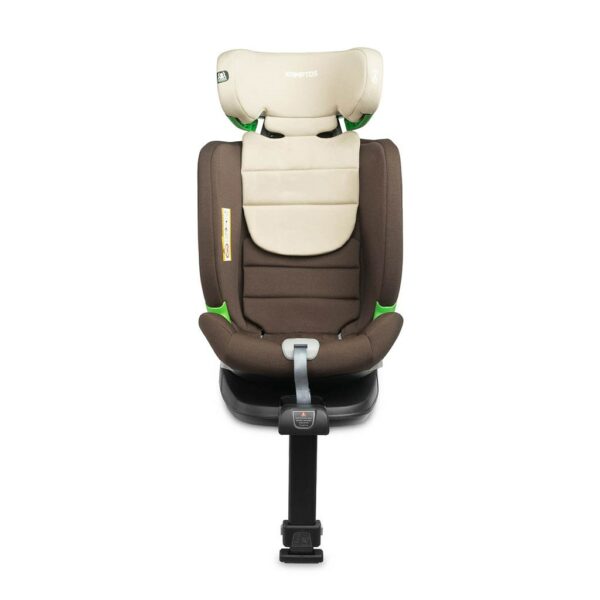 I-Size Autostoeltje 360° Rotatie Bruin Beige Veiligheid - Afbeelding 5