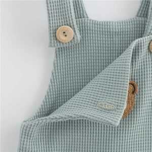 Kinderkleding - Tuinbroek - Lichtgrijs - Maat 56 (0-3 maanden)