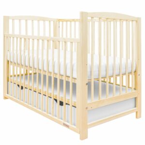 Houten babybedje met spijlen en lade - Veilig slapen