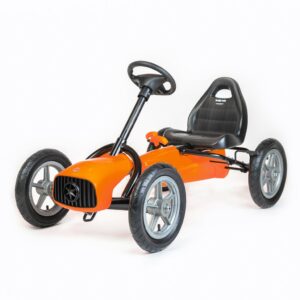 Go-kart Oranje met Comfortabel Zitje en Stevige Wielen