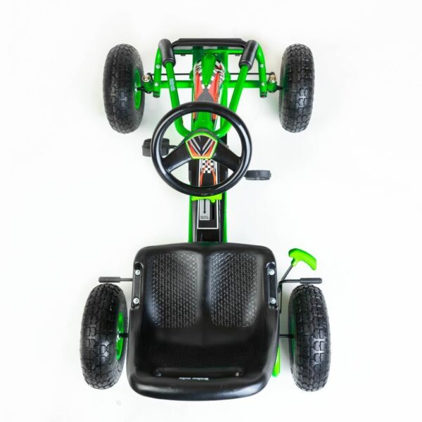 Felgroene Go-kart voor Kinderen - Sportief en Veilig - Afbeelding 3