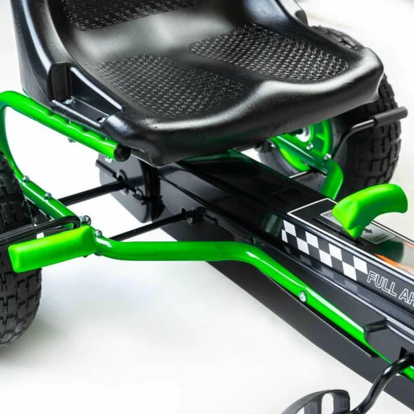 Felgroene Go-kart voor Kinderen - Sportief en Veilig - Afbeelding 5