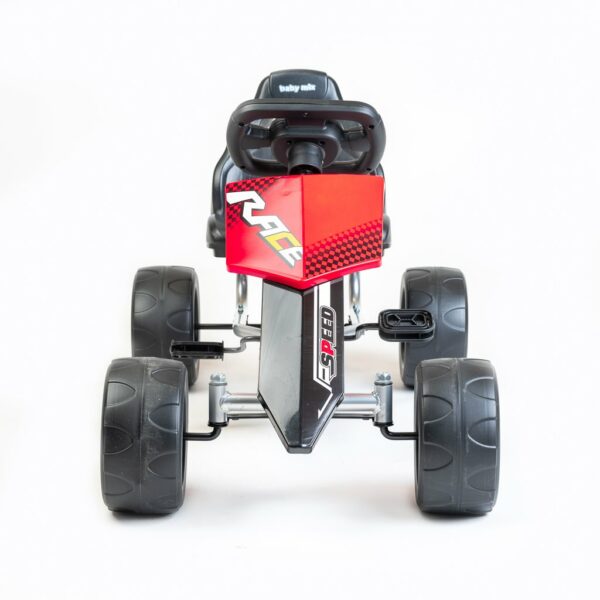 Go-kart Trapauto met Ergonomisch Zitje - Zilver Oranje - Afbeelding 2