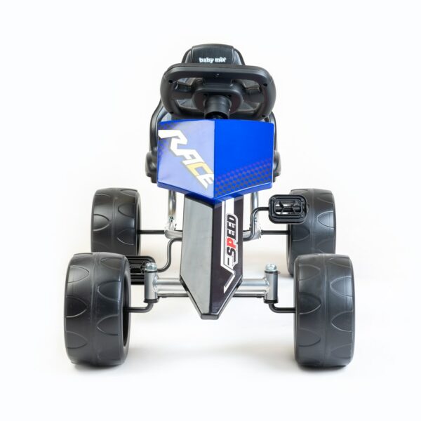 Sportieve Skelter met Ergonomische Lederen Stoel - Blauw - Afbeelding 2