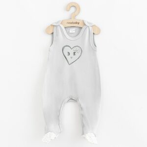 Babyromper - Mouwloos - Verstelbare schouderbandjes - Sluiting tussen de benen