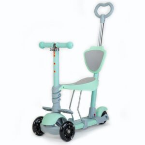 Multi 3-in-1 Driewieler Scooter Blauw – Verstelbaar – Met Verlichting
