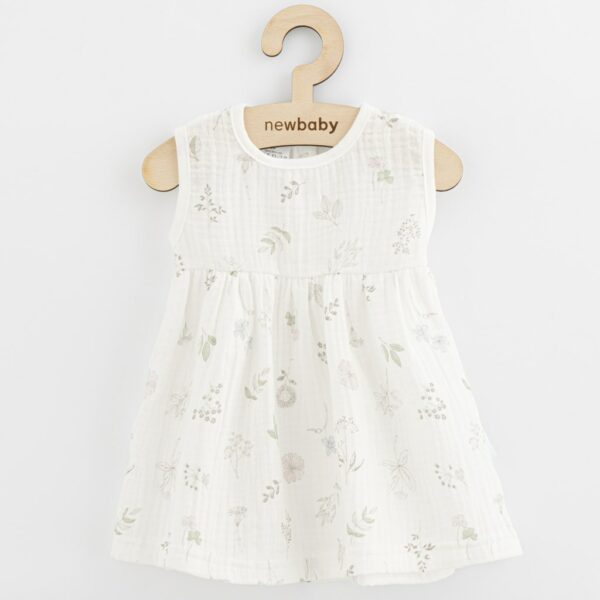 Babyjurkje - Mouwloos - Katoen - Pastelkleuren - Bloemenprint