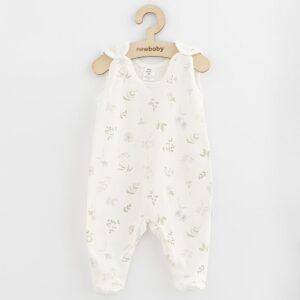 Baby romper - 100% katoen - maat 80 (9-12m) - bloemenpatroon