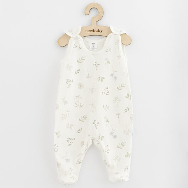 Baby romper - 100% katoen - maat 80 (9-12m) - bloemenpatroon