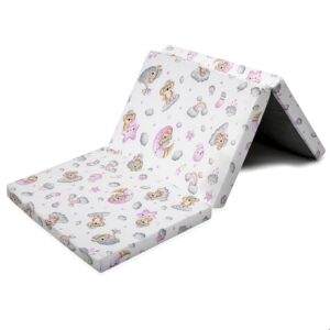 Opvouwbare Babymatras - Koala Roze - 120x60x5 cm
