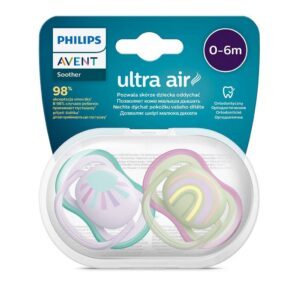 Philips Avent fopspenen Ultra Air - 0-6 maanden - Meisje