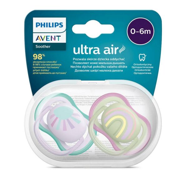 Philips Avent fopspenen Ultra Air - 0-6 maanden - Meisje