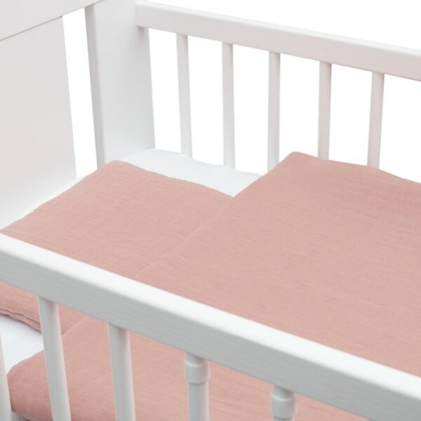 Gevoerde Hydrofiele Deken - Roze - 80x70 cm - Afbeelding 2