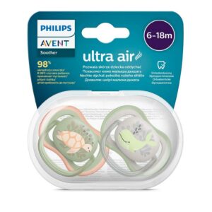 Philips Avent fopspenen Ultra Air - 6-18 maanden - Jongen