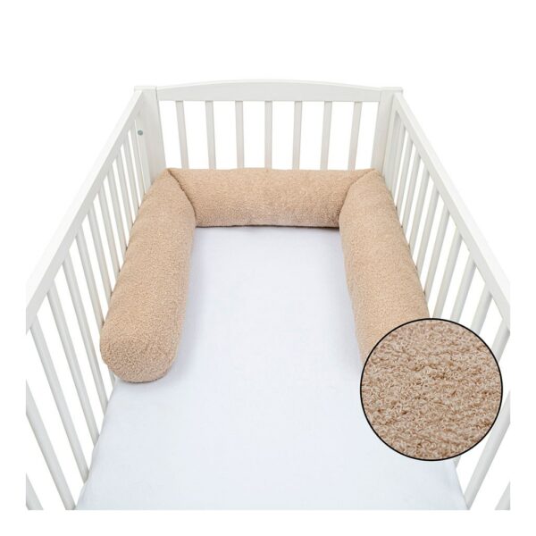 Baby Bedomrander - Teddy Beige - 3-in-1 - 180x15 cm