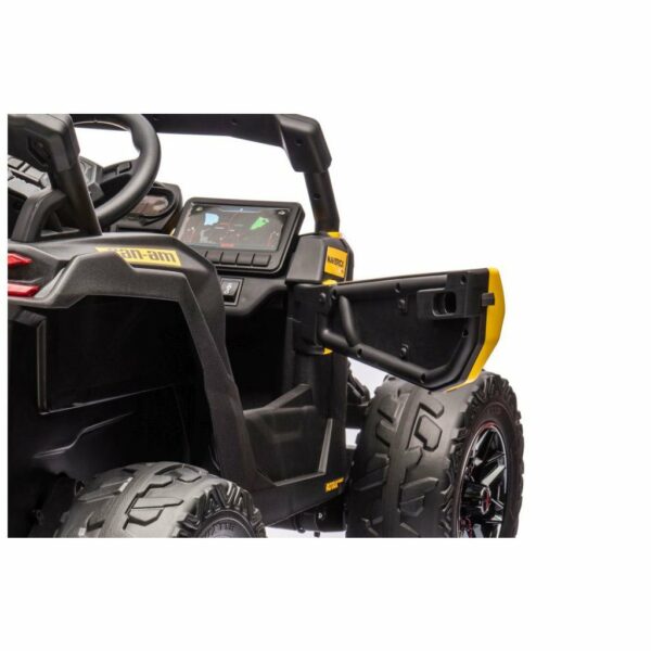 Can-Am Off-road Kinderbuggy - Geel/Zwart - Elektrisch - Afbeelding 3