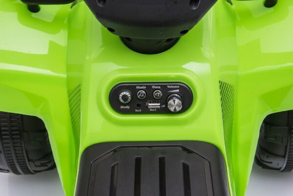 Elektrische ATV Quad Groen – Met USB, MP3 en Verlichting – 6V - Afbeelding 4