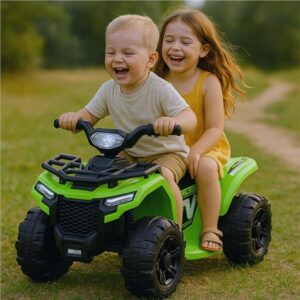 Honda ATV Elektrische Quad Rood – Loopauto met Muziek en Licht
