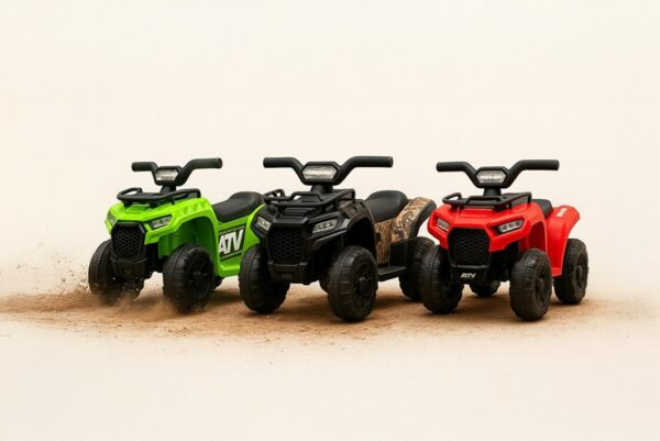 Honda ATV Elektrische Quad Rood – Loopauto met Muziek en Licht - Afbeelding 2
