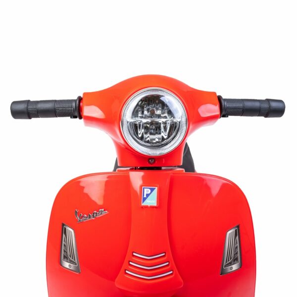 Vespa Kinder Scooter rood - Elektrisch met Zijwieltjes - Afbeelding 5