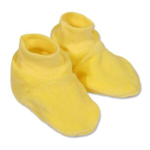 babyslofjes - geel - maat 62 (3-6 maanden) - 80% katoen, 20% polyester