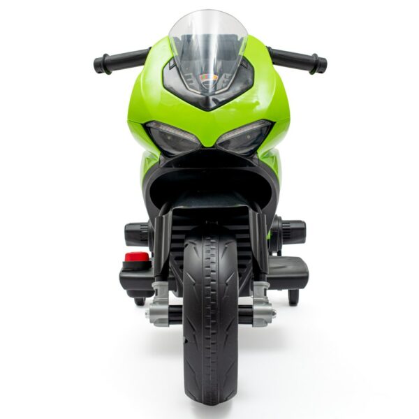 Supersport Elektrische Kinder Motor Groen – Met Geluid en Zijwieltjes - Afbeelding 4