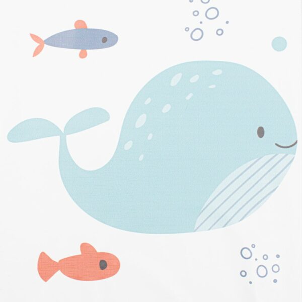 Aankleedkussen - 70x47cm - Waterproof - Oceaandieren Design - Afbeelding 2