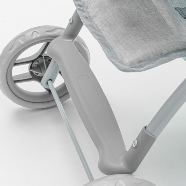 Sportwandelwagen Lichtgrijs Mintgroen Ergonomisch - Afbeelding 2