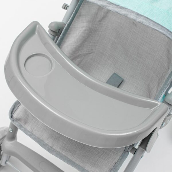 Sportwandelwagen Lichtgrijs Mintgroen Ergonomisch - Afbeelding 5