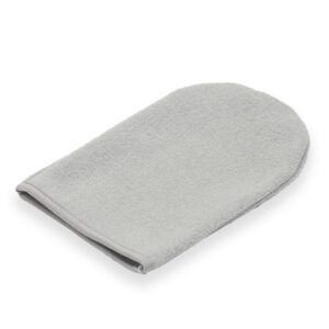 Babycape Set - Badstof met Washandje - Grijs