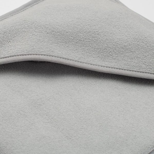 Babycape Set - Badstof met Washandje - Grijs - Afbeelding 2