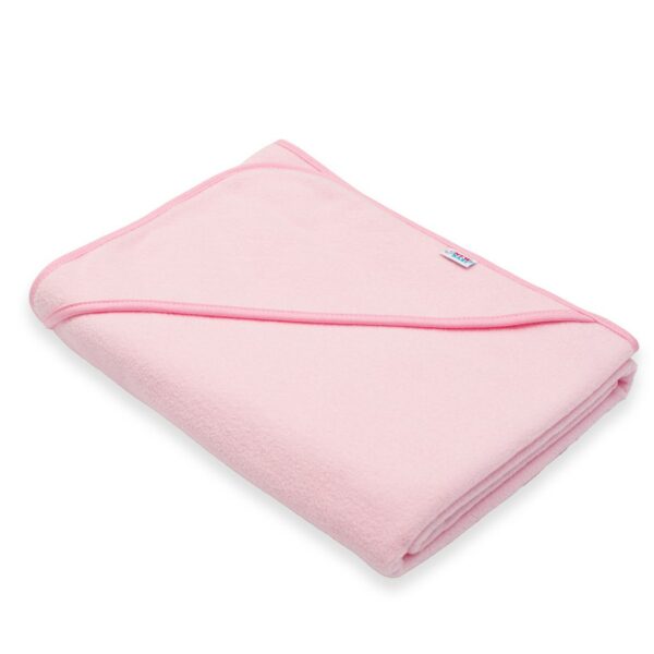 Zachte Lichtroze Baby Deken en Washand Set 100x100 - Afbeelding 3
