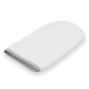 BASIC baby badcape met capuchon 100x100 cm wit-grijs – zacht en absorberend