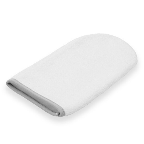 BASIC baby badcape met capuchon 100x100 cm wit-grijs – zacht en absorberend