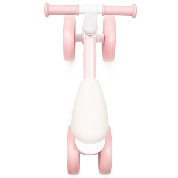 Loopfiets Roze Wit - Ergonomische Zitting - Afbeelding 3