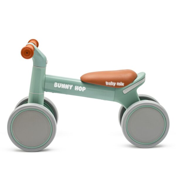Driewielige loopfiets mintgroen - ergonomisch en stevig - Afbeelding 2