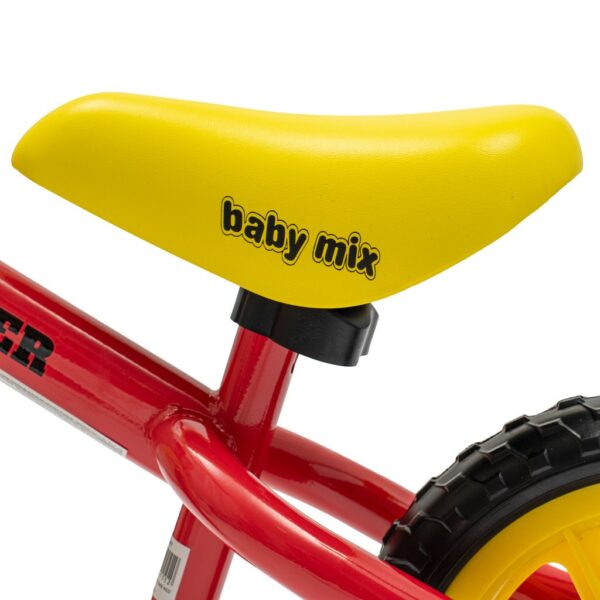 Loopfiets Rood - Lichtgewist peuterfiets - Afbeelding 2