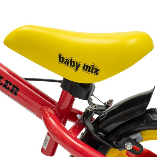 Loopfiets Rood Geel - Lichtgewist peuterfiets - Afbeelding 2