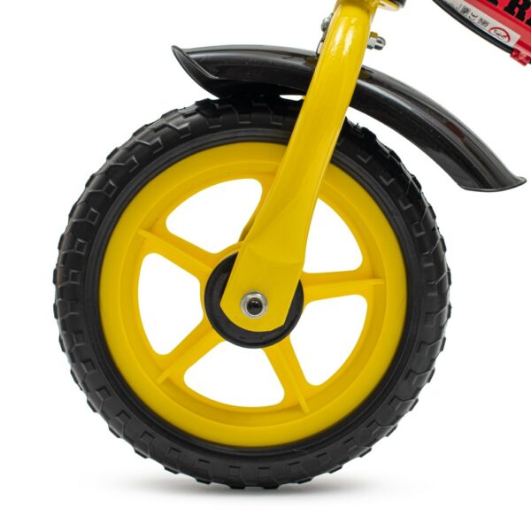Loopfiets Rood Geel - Lichtgewist peuterfiets - Afbeelding 5