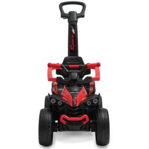 Sporty Kindervoertuig Quad/ATV met Duwstang