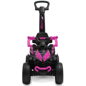 Quad Kids Loopauto - Zwart Roze - Buitenspeelgoed