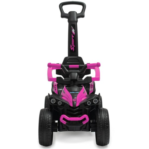 Quad Kids Loopauto - Zwart Roze - Buitenspeelgoed