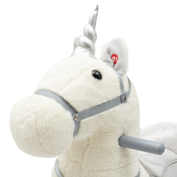 Unicorn Schommelpaard - Pluchen Eenhoorn met Melodie