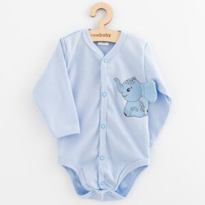 Baby romper - Met lange mouwen - Olifant ontwerp - 100% katoen