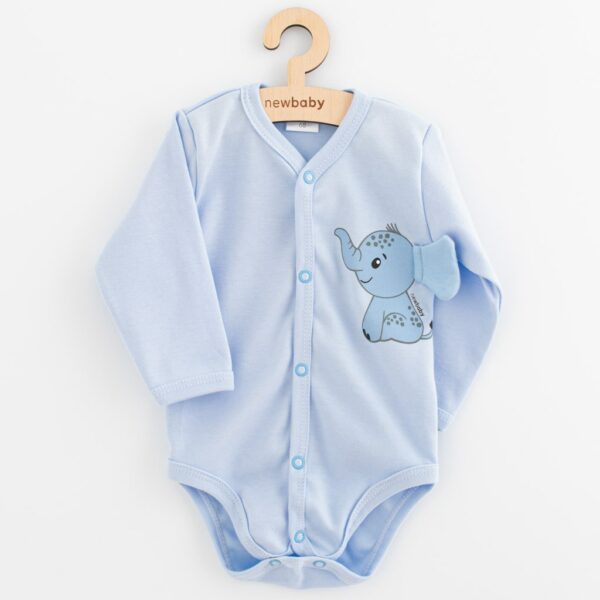 Baby romper - Met lange mouwen - Olifant ontwerp - 100% katoen